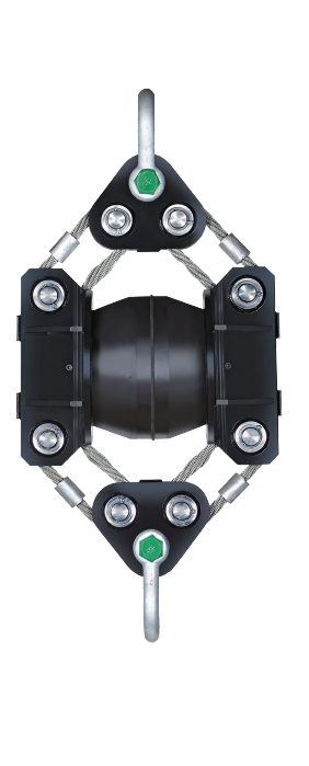 Vibrationsdämpfer mit oberem und unterem Anschlagpunkt