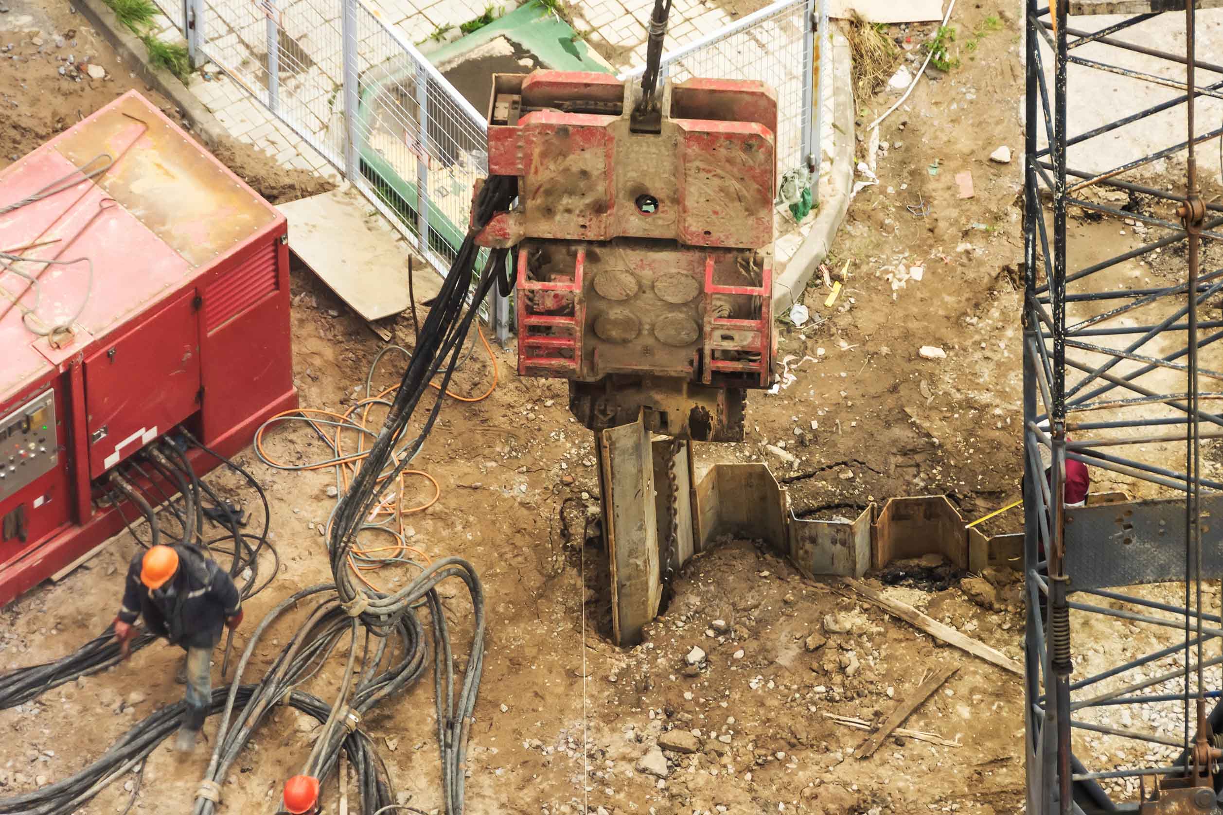 Vibro Hammer_467990264s Vorteile des Einsatzes mobiler Kräne mit Vibro Hämmern